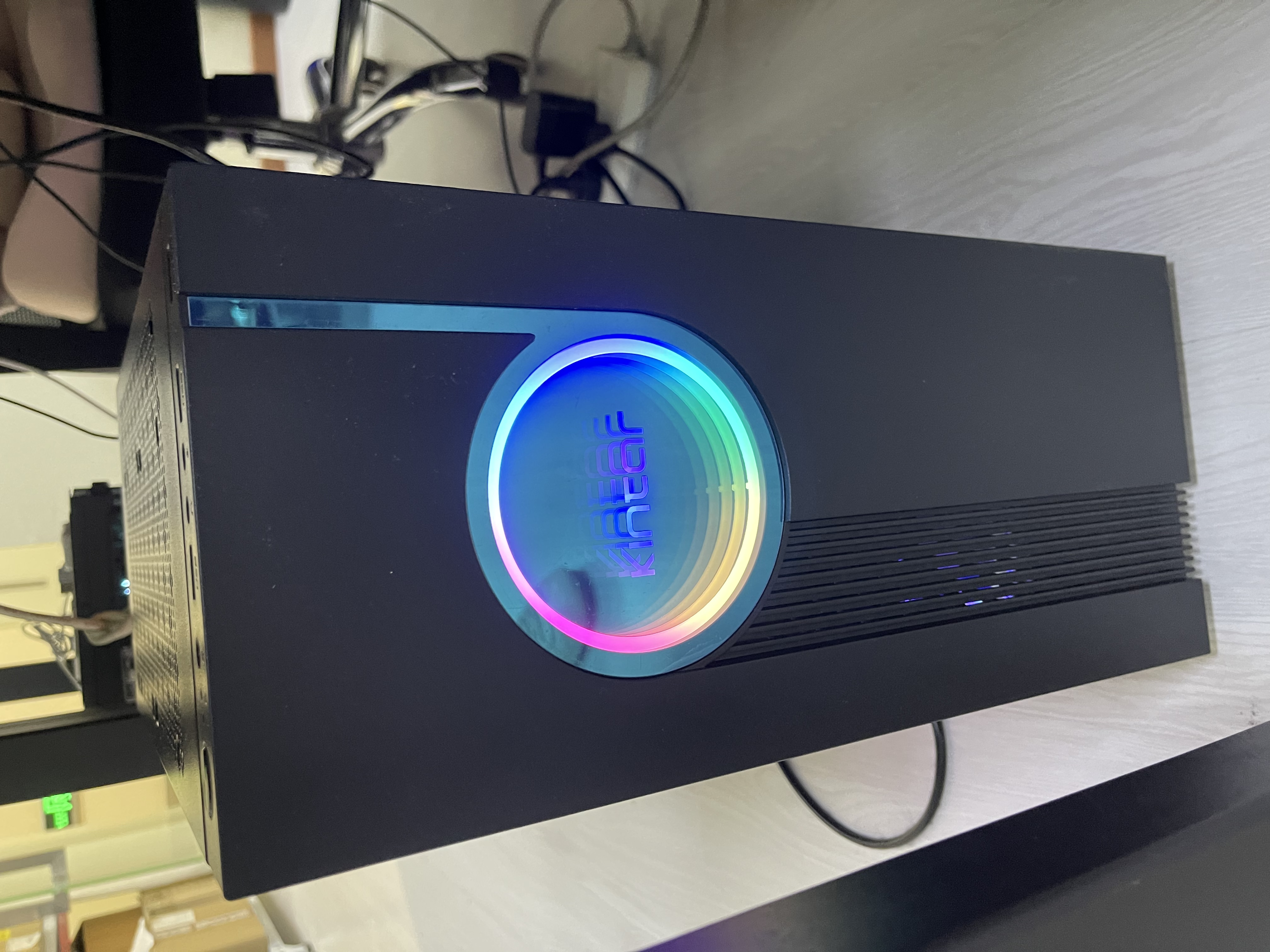 领睿英特尔酷睿i7升24核RTX4060独显64G内存台式电脑主机黑神话悟空3A游戏办公设计师渲染组装电脑全套 五：24线程强芯+16G+RX590/电竞直播 主机 实拍图