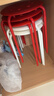 宜家（IKEA）MARIUS玛留斯可叠放塑料凳子加厚家用简易侘寂风餐椅圆凳 白色45cm 实拍图