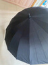 臻语64骨自动长柄雨伞双层男士超大号三人加大加固加厚结实抗暴雨专用 64骨158CM黑色 2-3人 直柄 实拍图