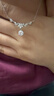 中国黄金（CHINA GOLD）足银紫藤花项链女生轻奢小众气质高级感生日礼物送女友老婆 今/次日达*紫藤花项链【品牌礼盒】 实拍图