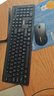联想（Lenovo）KN210键盘鼠标套装 2.4G无线键鼠套装 全尺寸商务办公  笔记本电脑键盘台式机一体机 黑色 实拍图