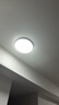 惠普精工led卧室吸顶灯三防灯超薄简约儿童书房餐厅阳台过道灯具37CM白光 实拍图