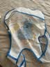 贝瑞加（Babyprints）围兜儿童罩衣幼儿园吃饭宝宝围嘴防溅防水反穿衣口水兜无袖两件 实拍图