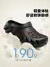 康奈（kangnai）洞洞鞋男2026年夏季新款凉鞋女休闲沙滩鞋外穿包头凉拖鞋18363001 黑色 42-43 (270mm) 实拍图