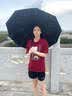 小米宝宝全自动雨伞晴雨两用伞防紫外线遮阳伞加固折叠24骨男女双人雨伞 星夜黑 24骨 自动雨伞 实拍图