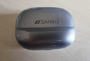 山水（SANSUI）W105 Clip【2026新款丨Ai实时翻译】蓝牙耳机耳夹式骨传导概念运动开放式不入耳跑步超长续航 滨蓝 实拍图