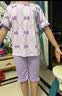 笛莎（DEESHA）【7A抑菌棉】女童春夏短袖五分裤家居服套装宝宝两件套睡衣 实拍图