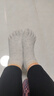 棉十三五指袜子女士新疆棉分趾中筒袜防臭抗菌五趾袜春秋季长筒袜5双装 实拍图