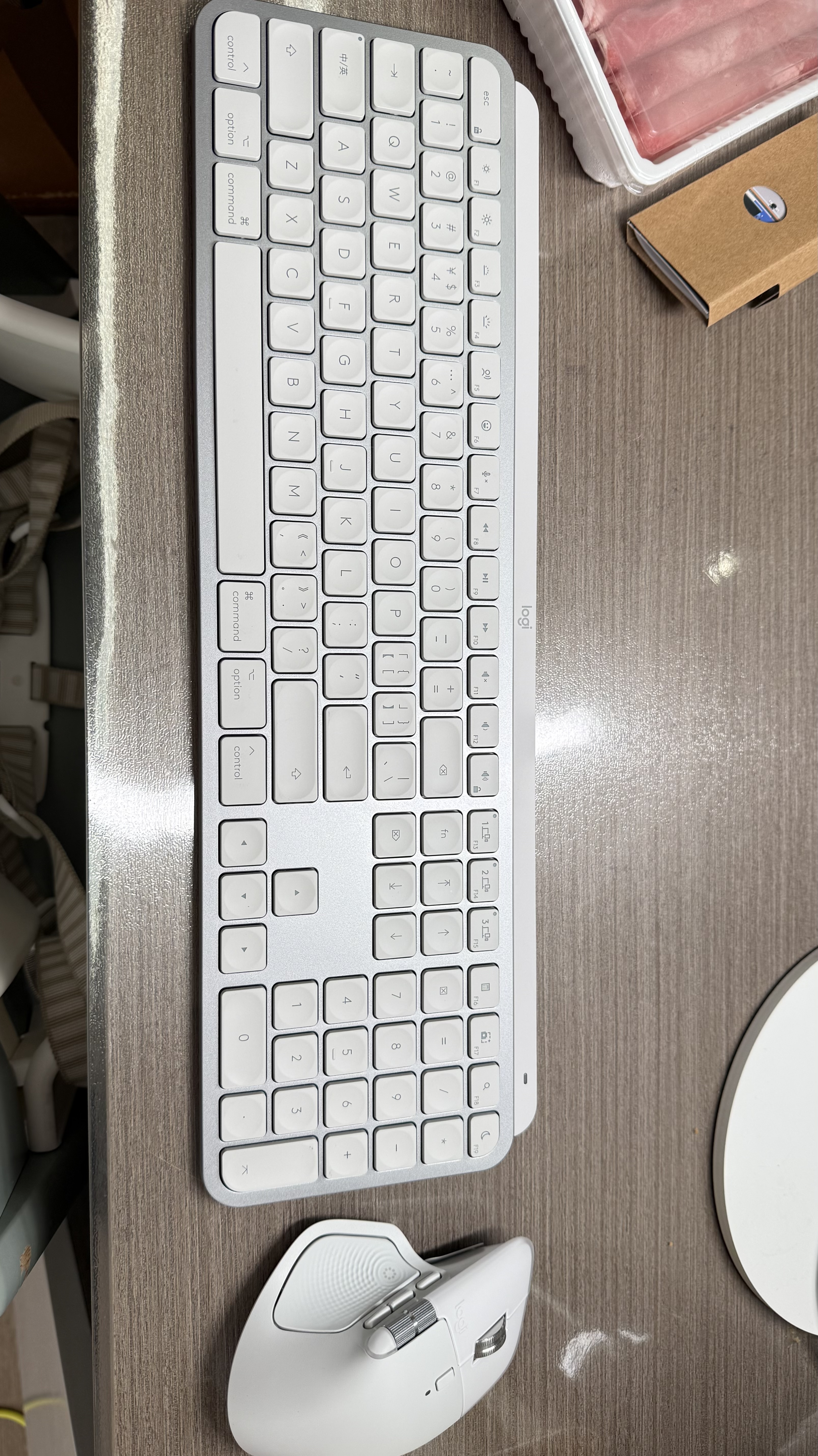 罗技（Logitech）无线键盘MX Keys S蓝牙键盘Keys升级版高端办公键盘无线键鼠套装全尺寸家用充电背光自定义108键 Keys S+Master4【Mac版套装】 实拍图