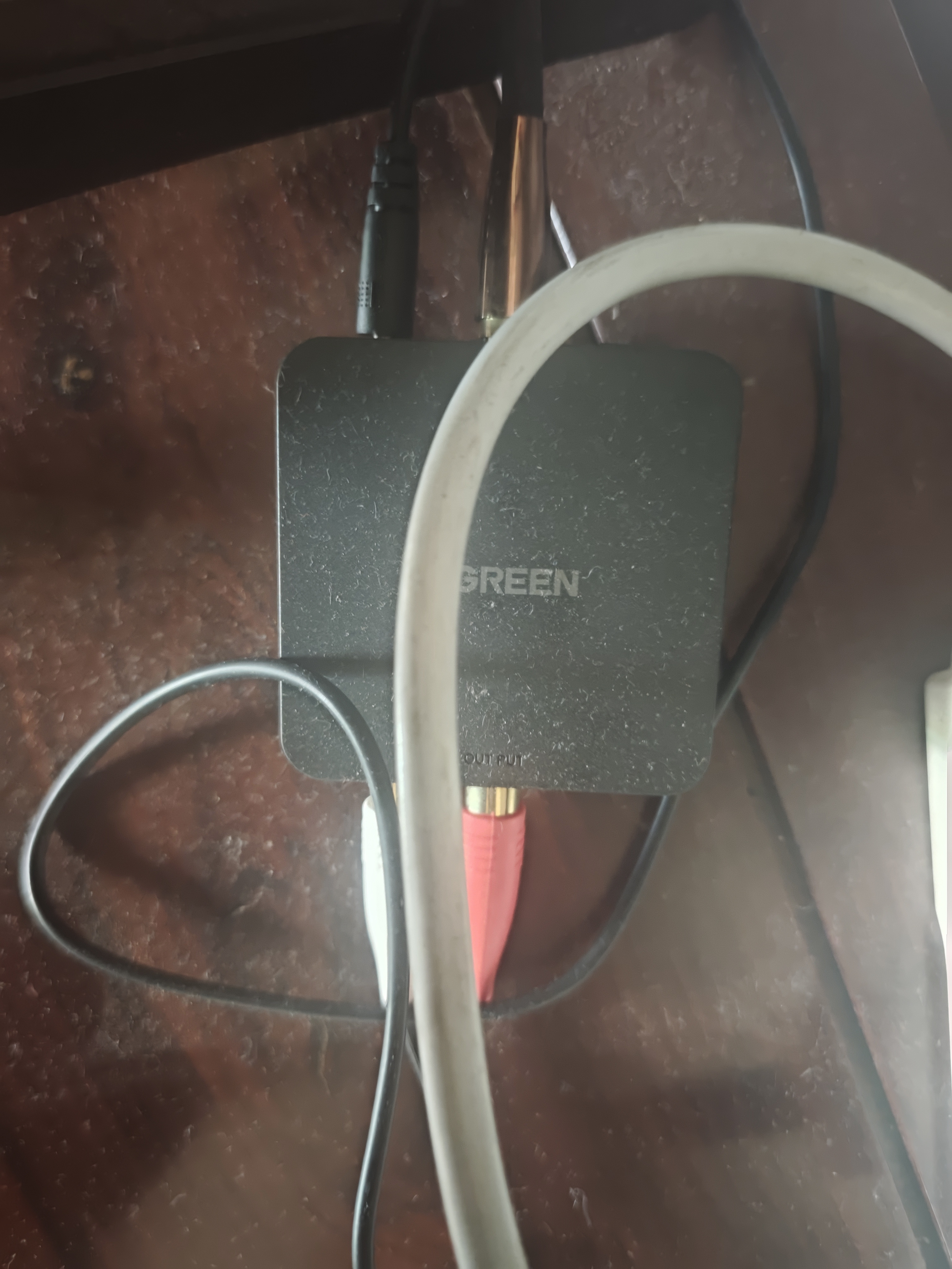 绿联 数字光纤同轴音频转换器 支持电视机顶盒PS4接双莲花2RAC音响功放SPDIF转模拟3.5mm 30523 实拍图
