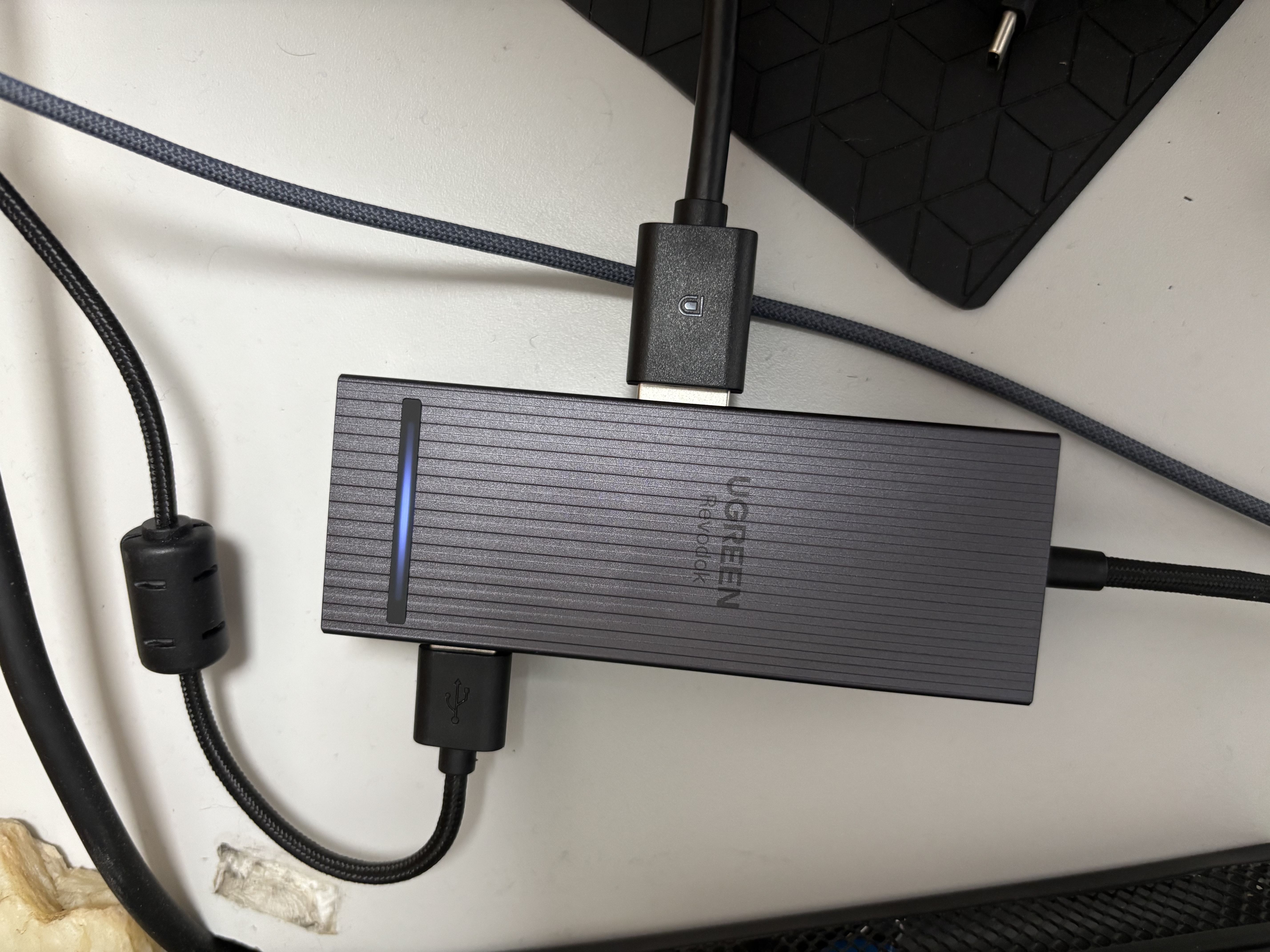 绿联Type-C转HDMI/DP三屏异显拓展坞USB-C外接双屏一拖二扩展坞5G 4K多屏扩展剪辑兼容雷电4接联想电脑 实拍图