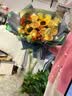 艾斯维娜鲜花速递向日葵混搭花束生日礼物全国同城配送 向日葵香槟韩式花束 实拍图