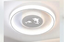 索亚达卧室灯吸顶灯现代简约led主卧灯2026年新款网红水晶书房房间灯具 海豚款直径46cm48瓦 三色变光 实拍图