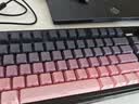 狼蛛S3187无线蓝牙有线三模键盘真机械手感键盘 RGB灯效 多功能旋钮 gasket结构f办公游戏电脑键鼠套装 黑莓粉【三模/RGB】 实拍图