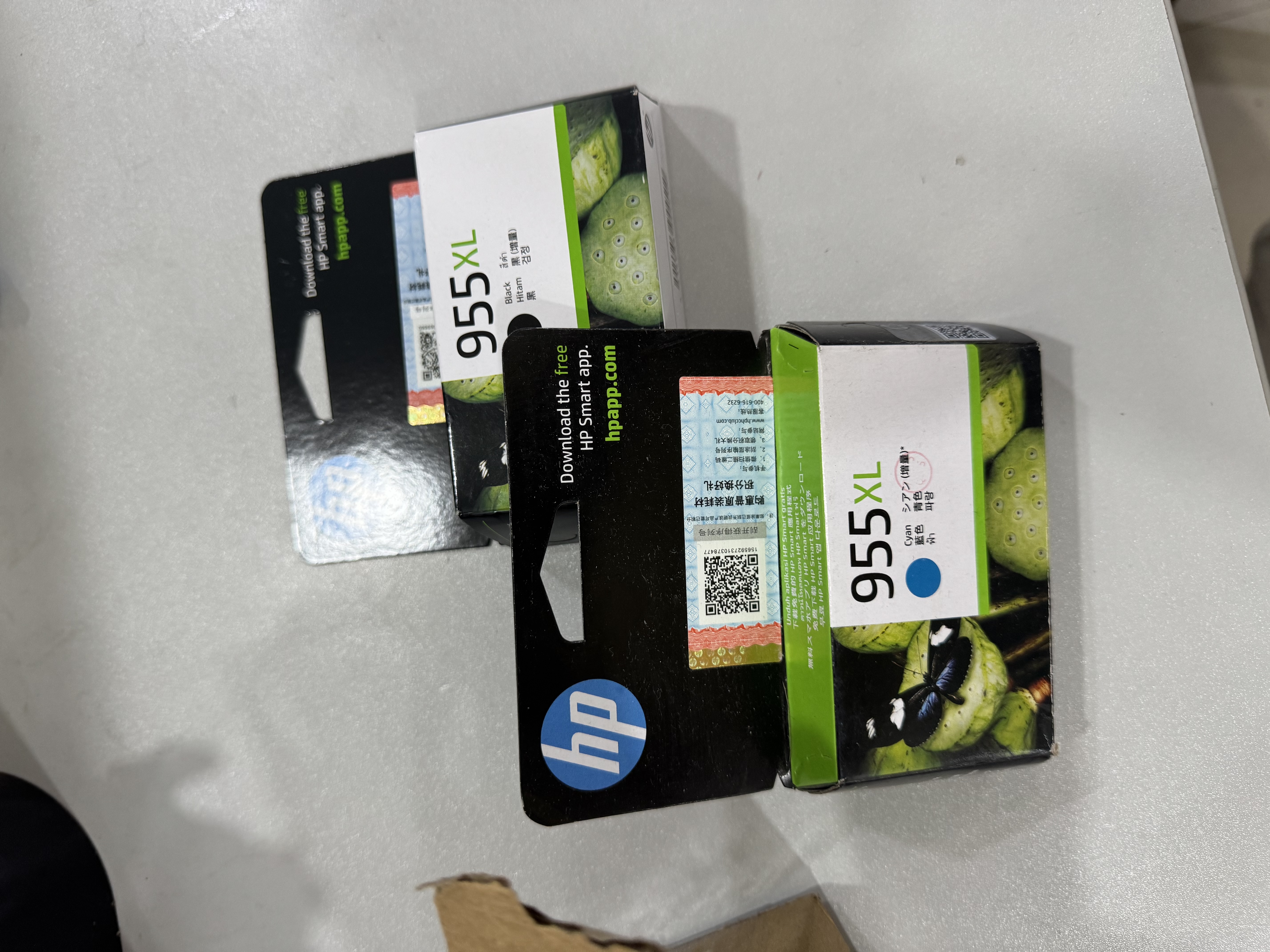 惠普（HP） 955XL原装墨盒 适用惠普8210 8720 7740 7720 7730打印机 955XL大容量四色套装（推荐） 实拍图