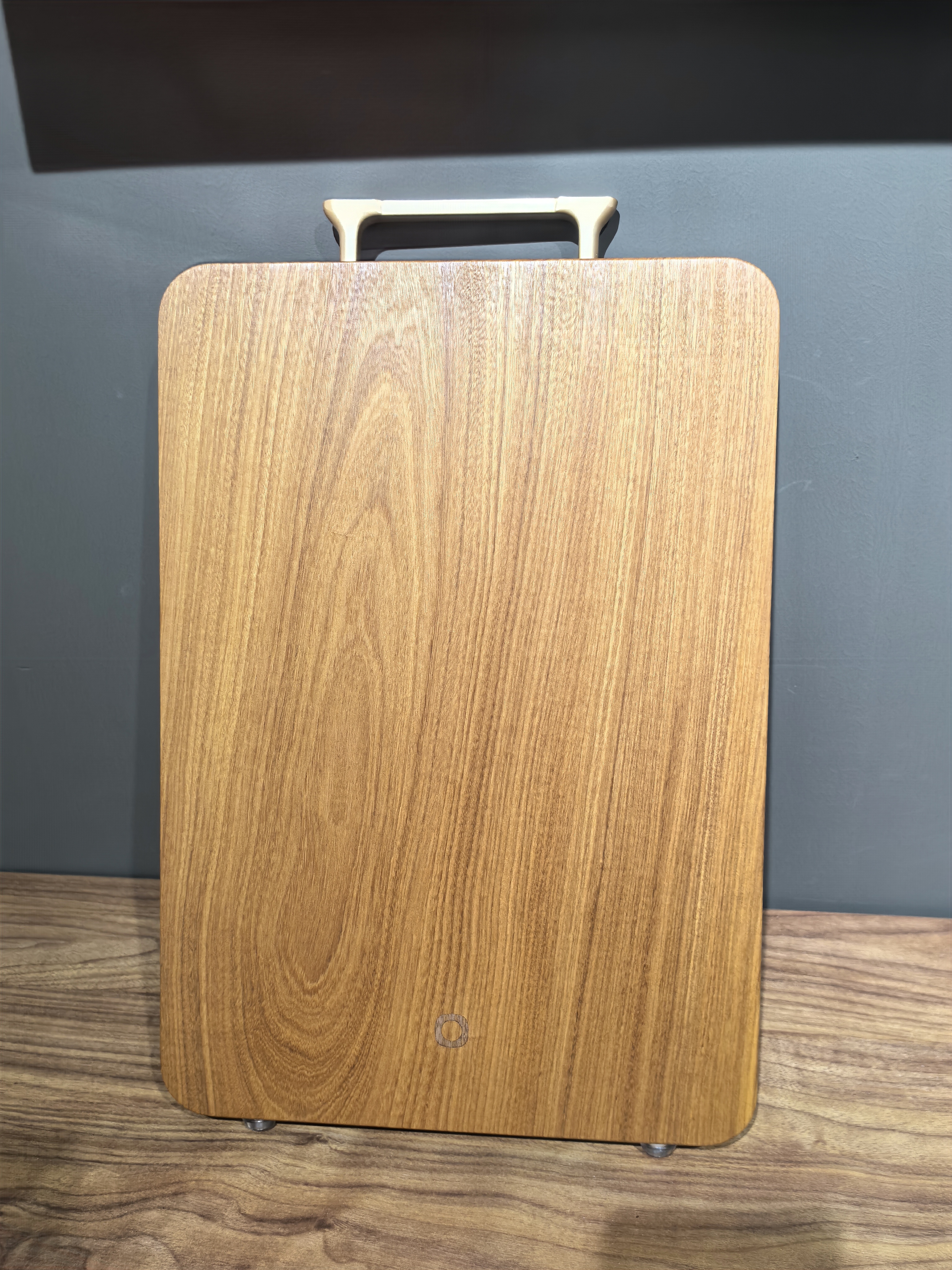 京东京造 菜板 砧案板实木整木厨房家用切菜板【金丝*柚木】45*30*3cm 实拍图