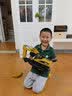 汇纳玩具（HUI NA TOYS）大号合金工程车挖机遥控挖掘机玩具挖土机汽车男孩成人儿童节礼物 汇纳15通道遥控挖掘机-550 官方标配(1充电电池) 实拍图