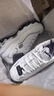 斯凯奇（Skechers）女鞋小白熊女士休闲鞋子厚底增高百搭运动软底老爹鞋女99999863 白色/海军蓝色/WNV 40 实拍图