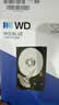 西部数据（WD）4TB 台式机机械硬盘 WD Blue 西数蓝盘 3.5英寸 5400转 128MB SATA CMR垂直技术 WD40EZZX AI硬盘 实拍图