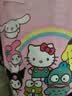 Hello Kitty儿童雨衣女童幼儿园宝宝小学生书包位防水雨披 美乐蒂粉 L码  实拍图