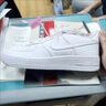 耐克NIKE女子空军一号AF1 百搭大童运动鞋DH2920-111白38 实拍图