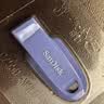 闪迪（SanDisk）128GB USB3.2 U盘 CZ550紫色 安全加密 数据恢复 学习电脑办公投标 小巧便携 车载 大容量优盘 实拍图