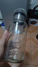 【送杯套】大容量加厚玻璃杯子便携杯茶水分离带杯套泡茶水杯 透明 1000ml吨吨桶 1只装 实拍图