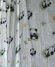 安可新婴儿7A抗菌全棉邹布浴巾 新生儿吸水洗澡纱布盖毯萌熊猫100*100cm 实拍图