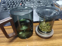 富光泡茶杯茶水分离高硼硅玻璃杯喝茶水杯子花茶杯男公道杯礼物400ML 实拍图