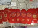 青苇 结婚红包高档金葱纸千元版12个装结婚用品百年好合喜字款 实拍图