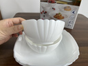 乐美雅白玉玻璃露特莎餐具4件套耐热玻璃微波炉可用碗盘餐具 实拍图