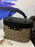 蔻驰（COACH）【品牌直供】奢侈品女包KAY盒子包斜挎包棕CBQ35 生日礼物送女友 实拍图