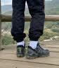 FILA【章昊同款】50-50帆布鞋 | 斐乐潮牌厚底帆布鞋男鞋透气增高板鞋 黑/奶白-BG 41 实拍图