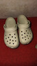 卡骆驰（CROCS）檀健次同款经典洞洞鞋轻便百搭女沙滩鞋包头拖鞋男鞋|10001 骨白色-2Y2(含智必星) 37 /38(230mm) 实拍图