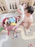 kidpop婴儿学步车7个月-3岁多功能手推车可调速助步车周岁礼物 童话粉 实拍图