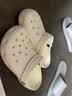 卡骆驰（CROCS）檀健次同款经典洞洞鞋轻便百搭女沙滩鞋包头拖鞋男鞋|10001 白色-100(含智必星) 37 /38(230mm) 实拍图