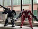 万代（BANDAI）HG 夏亚专用 红扎古高达GQUUUUUUX 跨时之战 拼装模型 实拍图