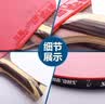 红双喜（DHS） 乒乓球拍专业级成人儿童横拍直板单拍乒乓球成品兵乒球拍 九星横拍H9002 实拍图