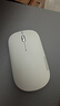 联想（Lenovo）无线蓝牙鼠标充电鼠标轻音鼠标 Air Handle充电版轻音双模鼠标 便携办公鼠标 白 实拍图