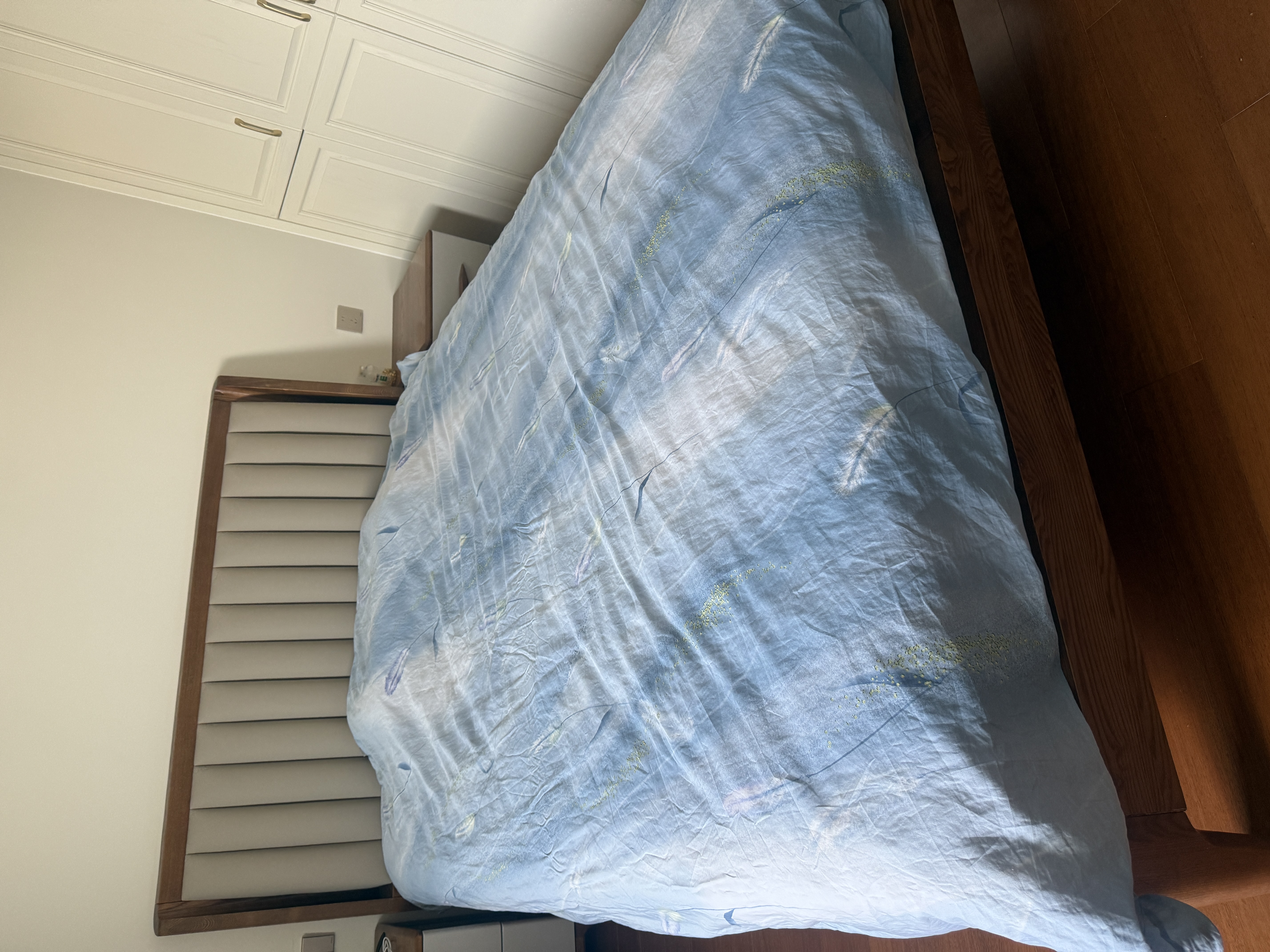 百丽丝水星家纺出品被套被罩纯棉100%全棉单件60支双人被套200x230cm 实拍图