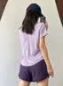 木林森（MULINSEN）跑步运动套装瑜伽服女休闲健身服普拉提短袖假两件短裤修身 实拍图