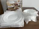 乐美雅白玉玻璃特瑞欧餐具9件套耐热玻璃洗碗机可用碗盘餐具餐具礼盒 实拍图