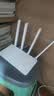 小米（MI）小米路由器【二手9成新】家用无线速率双千兆5G双频WIFI宽带移动联通电信校园网四天线穿墙王高速1200M 【四天线】小米3C配电源送网线 实拍图