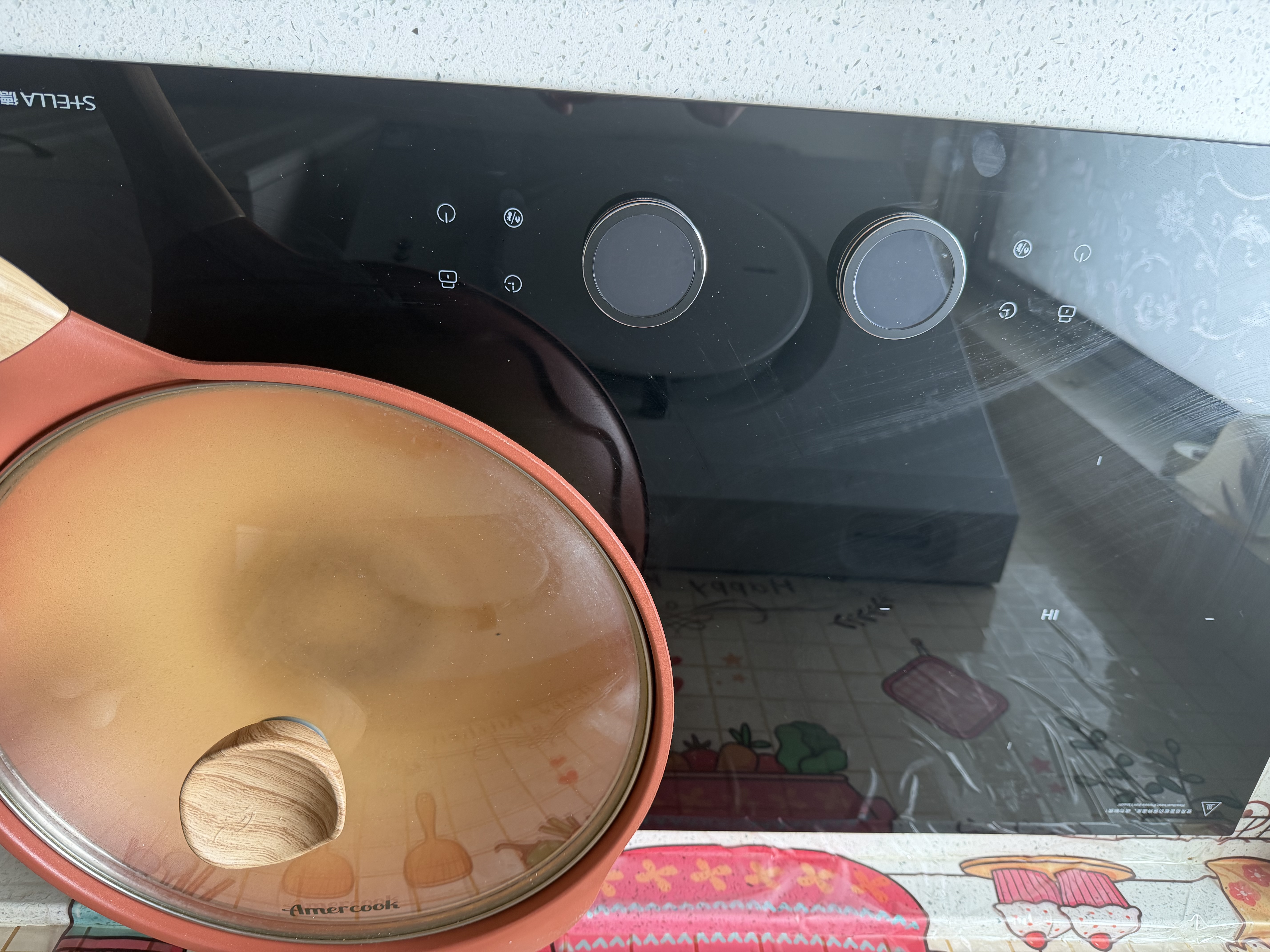 德昕新款白色嵌入式电磁炉电陶炉一体家用旋钮3500w大功率一电一陶双灶内嵌式爆炒双头电磁灶电陶灶 TS-35B10B：双电磁灶+二级能效+3500W 双灶 实拍图