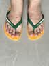 havaianas哈唯纳Brasil Logo巴西元素夹脚人字拖夏情侣拖鞋 1740-流行黄色 41-42 巴西码 实拍图