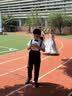 萝卜呗呗（LUOBOBEIBEI）儿童背带裤套装夏款男童礼服主持合唱拜年服 黑色四件套 150 实拍图