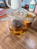 物生物（RELEA）玻璃杯男女士茶水分离杯耐高温办公泡茶杯带把高硼硅水杯花茶杯子 实拍图