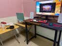 坤奉可折叠餐桌家用小桌子出租屋小户型吃饭简易方桌户外便携摆摊桌 胡桃色【60*40*50】基础款-镀锌腿 实拍图