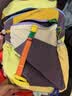 尤克达蒂（yookdd）登山包旅行包大容量男女多巴胺户外健身徒步背包双肩包女旅游轻便 轻便登山书包【黄配紫】 【不带挂件】 实拍图