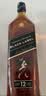 尊尼获加（JOHNNIE WALKER）洋酒 12年黑方黑牌1000ml 苏格兰调和型威士忌无盒 实拍图